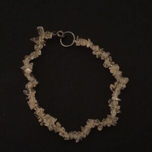 Elegant Cream Quartz Crystal Stone Bracelet